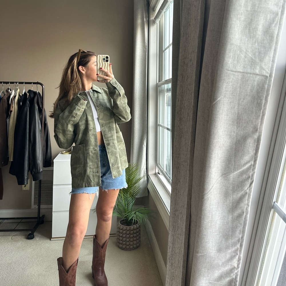 Oversized Camo Utility Jacket